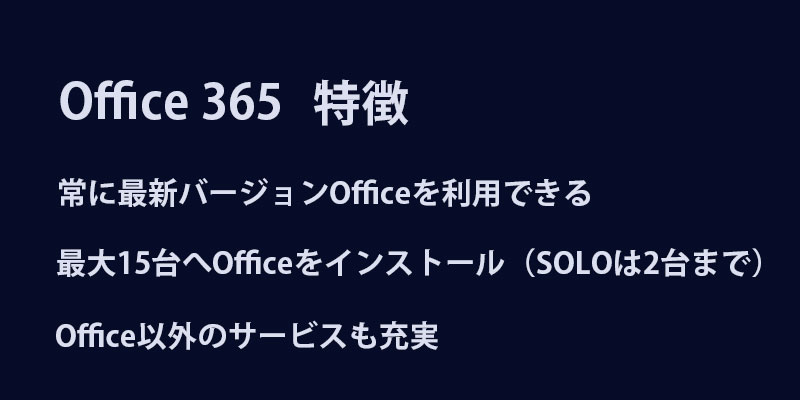 Office 365サブスクリプション