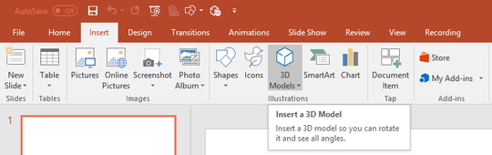 Microsoft、｢Office｣に3Dモデルを挿入する機能を追加